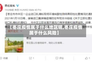 【枣庄疫情属于什么地区呢,枣庄疫情属于什么风险】