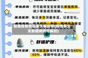 新增疫情地区多久解封啊(疫情多久无新增病例可解封)