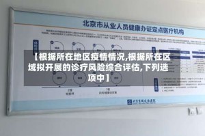 【根据所在地区疫情情况,根据所在区域拟开展的诊疗风险综合评估,下列选项中】