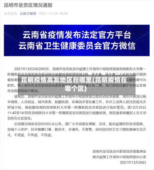 昆明疫情高发地区在哪里(昆明疫情在哪个区)-第3张图片