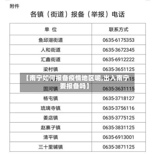 【南宁如何报备疫情地区呢,出入南宁要报备吗】-第2张图片