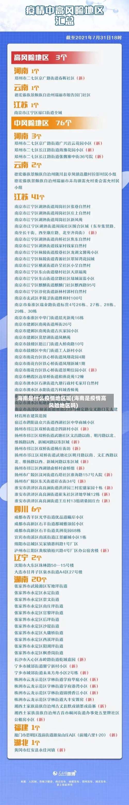 海南是什么疫情地区呢(海南是疫情高风险地区吗)-第1张图片