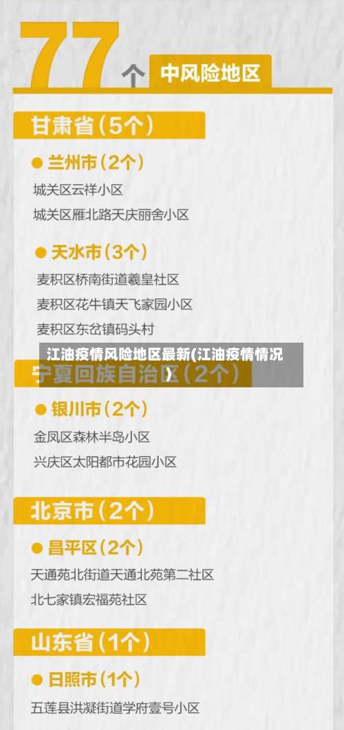 江油疫情风险地区最新(江油疫情情况)-第1张图片