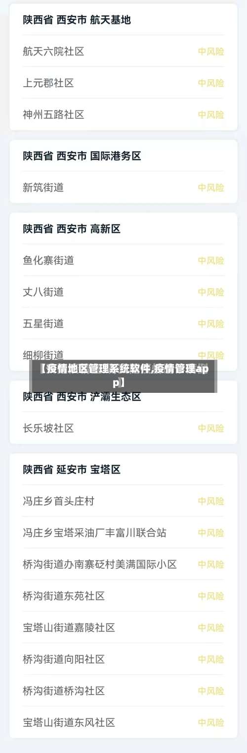 【疫情地区管理系统软件,疫情管理app】-第1张图片