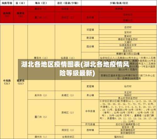 湖北各地区疫情图表(湖北各地疫情风险等级最新)-第2张图片