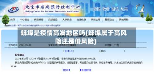 蚌埠是疫情高发地区吗(蚌埠属于高风险还是低风险)-第1张图片