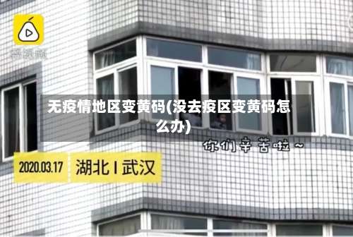 无疫情地区变黄码(没去疫区变黄码怎么办)-第3张图片