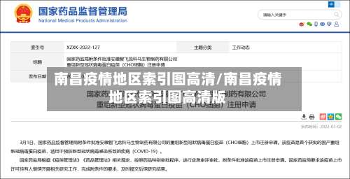 南昌疫情地区索引图高清/南昌疫情地区索引图高清版-第1张图片